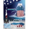 image:imageBRISIRA Big and Tall 4th of July Shirts for Men American Flag Hawaiian Shirt Patriotic USA Short Sleeve Button Down Beach TopRed White and Blue Hawaiian 01