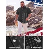 image:imageBRISIRA Big and Tall 4th of July Shirts for Men American Flag Hawaiian Shirt Patriotic USA Short Sleeve Button Down Beach TopStars Stripes American Flag