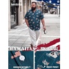 image:imageBRISIRA Big and Tall 4th of July Shirts for Men American Flag Hawaiian Shirt Patriotic USA Short Sleeve Button Down Beach TopStatue of Liberty Usa Flag 01