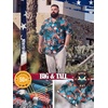 image:imageBRISIRA Big and Tall 4th of July Shirts for Men American Flag Hawaiian Shirt Patriotic USA Short Sleeve Button Down Beach TopStatue of Liberty Usa Flag 02