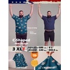 image:imageBRISIRA Big and Tall 4th of July Shirts for Men American Flag Hawaiian Shirt Patriotic USA Short Sleeve Button Down Beach TopStatue of Liberty Usa Flag 01