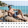 image:imageBRISIRA Mens Swim Trunks Swim Shorts 7 inch Compression Liner Bathing Suit Beach Shorts Swimwear Stretch Quick Dry PocketsBlack Blue Flower