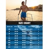 image:imageBRISIRA Mens Swim Trunks Swim Shorts 7 inch Compression Liner Bathing Suit Beach Shorts Swimwear Stretch Quick Dry PocketsBlue