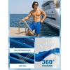 image:imageBRISIRA Mens Swim Trunks Swim Shorts 7 inch Compression Liner Bathing Suit Beach Shorts Swimwear Stretch Quick Dry PocketsBlue