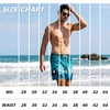 image:imageBRISIRA Mens Swim Trunks Swim Shorts 7 inch Compression Liner Bathing Suit Beach Shorts Swimwear Stretch Quick Dry PocketsBlue Gradient Palmtree