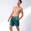 image:imageBRISIRA Mens Swim Trunks Swim Shorts 7 inch Compression Liner Bathing Suit Beach Shorts Swimwear Stretch Quick Dry PocketsBlue Gradient Stripes