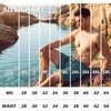 image:imageBRISIRA Mens Swim Trunks Swim Shorts 7 inch Compression Liner Bathing Suit Beach Shorts Swimwear Stretch Quick Dry PocketsBlue Gradient Stripes