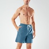 image:imageBRISIRA Mens Swim Trunks Swim Shorts 7 inch Compression Liner Bathing Suit Beach Shorts Swimwear Stretch Quick Dry PocketsHazeblue
