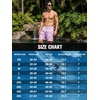 image:imageBRISIRA Mens Swim Trunks Swim Shorts 7 inch Compression Liner Bathing Suit Beach Shorts Swimwear Stretch Quick Dry PocketsPink Turtle Leaf