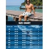 image:imageBRISIRA Mens Swim Trunks Swim Shorts 7 inch Compression Liner Bathing Suit Beach Shorts Swimwear Stretch Quick Dry PocketsWhite Palm Tree
